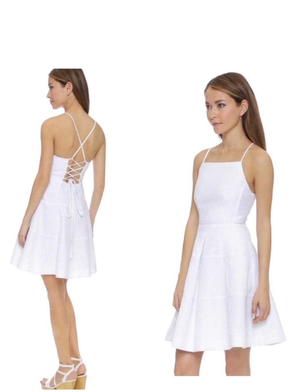 Nanette Lepore Brigitte Lace-Up Dress Size 0
